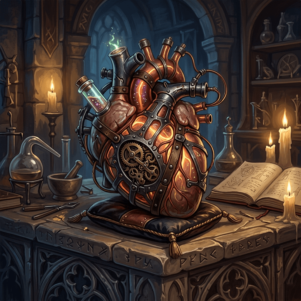 Corazón mecánico de Frankenstein